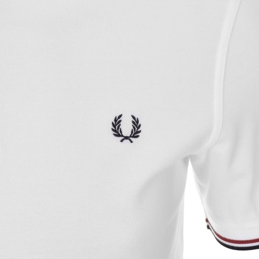 Alternative Image for ProductFred Perry Twin Tipped Polo T Shirt White3